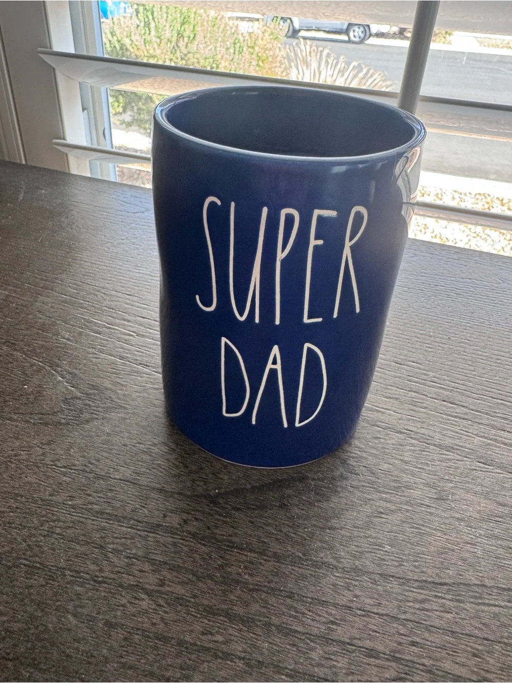 Candle Super Dad Fathers Day Gift Peppered Suede NWT Rae Dunn Home Office Decor